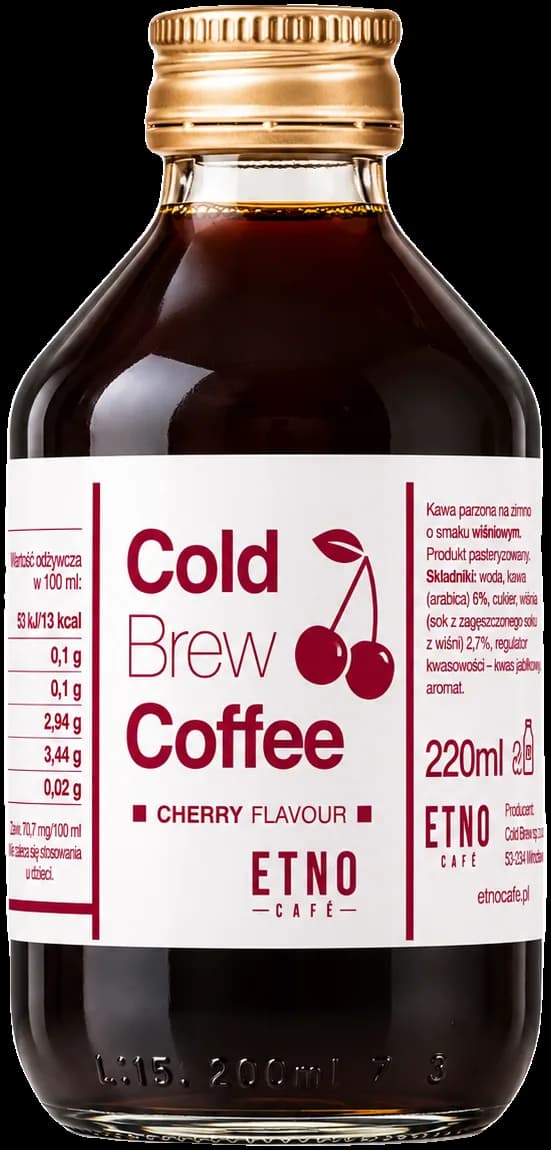 Etno Cafe Cold Brew Cherry bottle